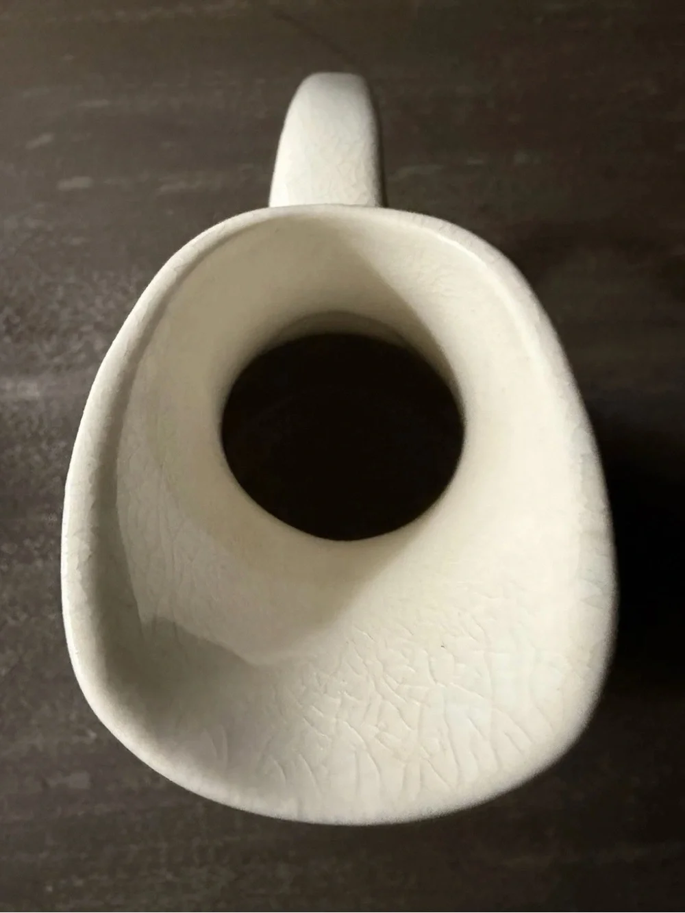 Vintage Jonathan Adler Couture Circles Bespoke Porcelain Pitcher Vase Signed MCM